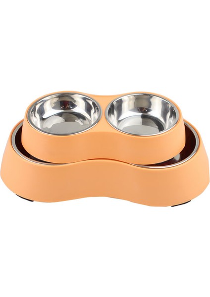 Paslanmaz Çelik Köpek Kabı Mama Kabı Çift Katmanlı Kedi Kabı Evcil Hayvan Kabı Besleme Içme Suyu Kedi Malzemeleri Köpek Kabı (Yurt Dışından)
