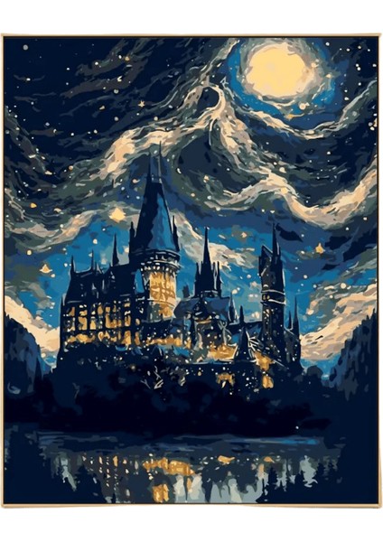 Yetişkin Kiti Için Sayılarla Boyama Gizli Kale Dıy Dropshipping Tuval Numarasına Göre Yağlı Boya Ev Dekorasyonu Renk: X3070 / Boyut (Cm): 40X50CM Çerçeve Yok (Yurt Dışından)