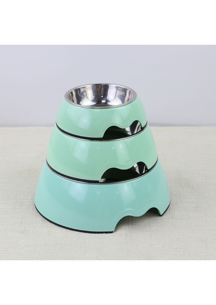Paslanmaz Çelik Köpek Kabı Mama Kabı Çift Katmanlı Kedi Kabı Evcil Hayvan Kabı Besleme Içme Suyu Kedi Malzemeleri Köpek Kabı (Yurt Dışından)