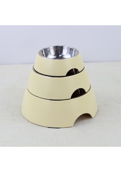 Paslanmaz Çelik Köpek Kabı Mama Kabı Çift Katmanlı Kedi Kabı Evcil Hayvan Kabı Besleme Içme Suyu Kedi Malzemeleri Köpek Kabı (Yurt Dışından)