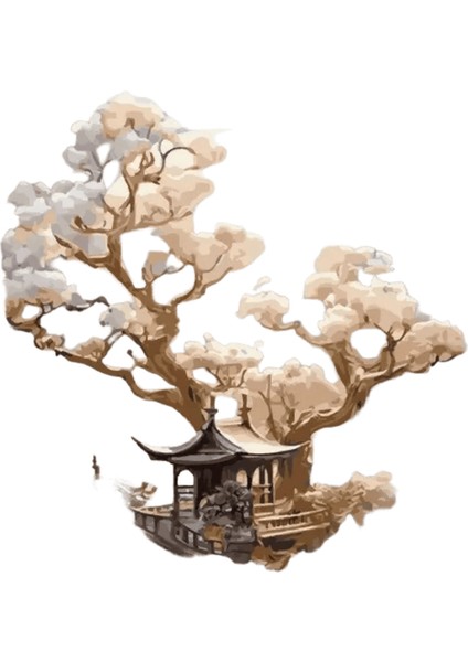 Azqsd Numaralarla Boya Kış Evi Manzara Ağaç Tuval Üzerine Yağlıboya El Yapımımodern Diy Hediye Ev Dekorasyonu Renk: AABB-0354 / Boyut (Cm): 50X65CM Çerçeve Yok (Yurt Dışından)