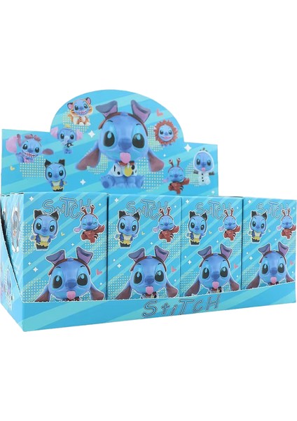 Stitch Blind Box Figür Çapraz Giyinme Serisi Karikatür Anime Oda Dekorasyonu Model Bebek Aksiyon Figürü Çocuk Oyuncakları Kız Doğum Günü Sirenk:bir Set 8 Adet (Yurt Dışından)