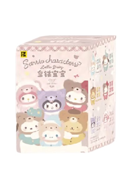 Sanrio Ailesi Latte Vinil Peluş Kör Kutu Kolye Bebek Cinnamoroll Purin Kuromi Hello Kitty Bir Doğum Günü Si Süs1 Adet (Yurt Dışından)