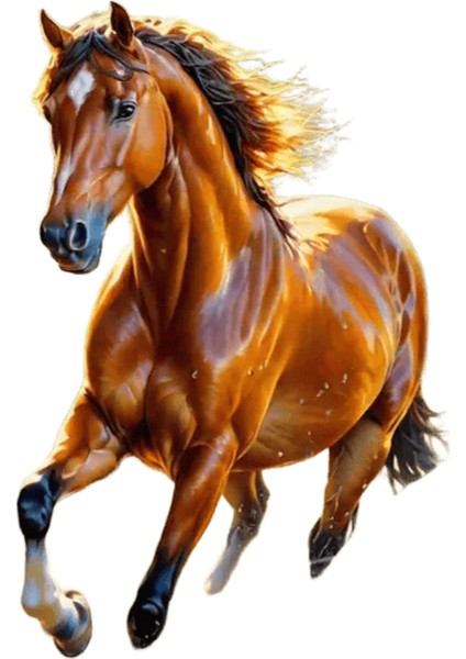 Momoart Boyama Sayı Kitleri At Sayılarla Boyama Hayvan Sanatı Figür Çizim Resim Kanvas Üzerine El Boyaması Hediyerenk: AABB-5001 / Boyut (Cm): 30X40CM Çerçeve Yok (Yurt Dışından)