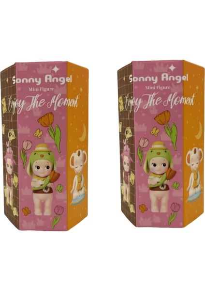 Sonny Angel Mini Figuhe Enjoy The Moment Series Mysterious Surprise Blind Box Tide Play Toy Doll Lucky Mascot Hand-Made Gift Toy Rastgele 2 Adet / Boyut: Çin Versiyonu (Yurt Dışından)