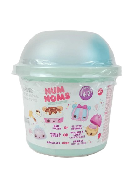 Numnoms Lipgloss Damga Kokusu Çok Lezzetli Kar Konileri Snackables Kör Kutu Bebek Oyuncak Model Anime Figürleri Süsleri Toplayın Rastgele 1 Adet-C (Yurt Dışından)