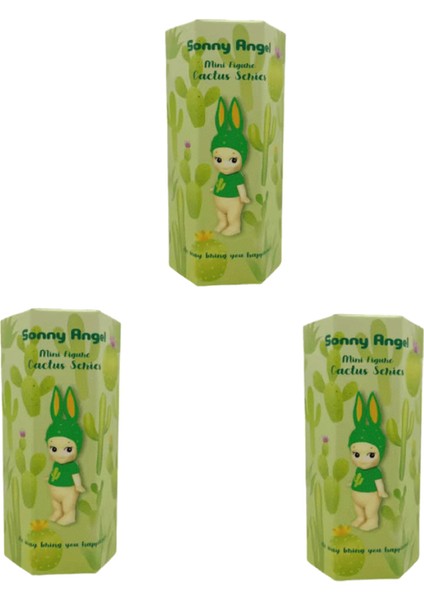 Sonny Angel Kör Kutu Kaktüs Serisi Mini Anime Figürleri Süsler Bebekler Hayranları Çocuklar Noel Doğum Günü Si Oyuncak Rastgele 3 Adet (Yurt Dışından)