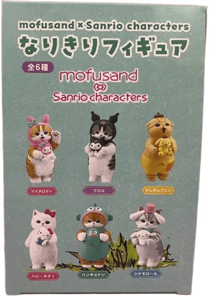 Hello Kitty Sanrio Köpekbalığı Kedi Crossdressing Purin Kuromi Melodi Merman Dekorasyon Bükülmüş Yumurta Bebek Oyuncak Roman Kör Kutu Oyuncaklarrenk:1 Rastgele (Yurt Dışından)