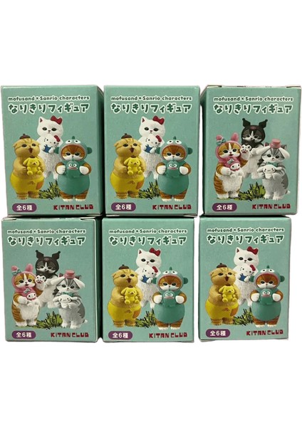 Hello Kitty Sanrio Köpekbalığı Kedi Crossdressing Purin Kuromi Melodi Merman Dekorasyon Bükülmüş Yumurta Bebek Oyuncak Roman Kör Kutu Oyuncaklarrenk:1 Rastgele (Yurt Dışından)