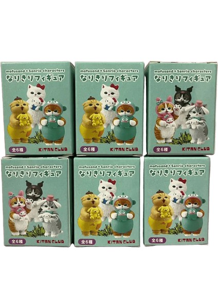 Hello Kitty Sanrio Köpekbalığı Kedi Crossdressing Purin Kuromi Melodi Merman Dekorasyon Bükülmüş Yumurta Bebek Oyuncak Roman Kör Kutu Oyuncaklarrenk:1 Rastgele (Yurt Dışından)