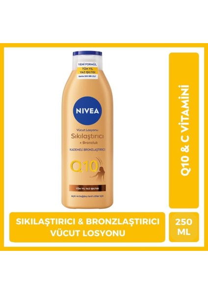 Q10 Bronzlaştırıcı Vücut Losyonu 250 ml