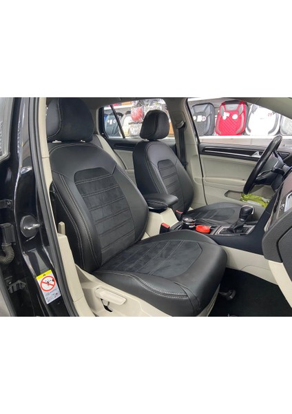 Volkswagen Golf Araca Özel Oto Koltuk Kılıfı - Taytüyü ve Deri