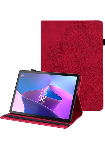 Lenovo Tab P11 Pro Gen 2 Pu Deri Standı Damla Geçirmez Kılıf Kart Tutucu Tablet Kapağı (Yurt Dışından)