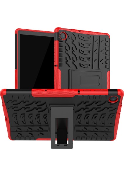 Lenovo Tab M10 Plus TB-X606F / Tab K10 Kickstand'lı Pc + Tpu Tablet Arka Kılıf (Yurt Dışından)