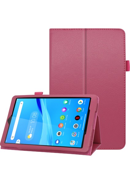 Lenovo Tab M8/tab M8 (2nd Gen) Litchi Doku Deri Tablet Kapağı (Yurt Dışından)
