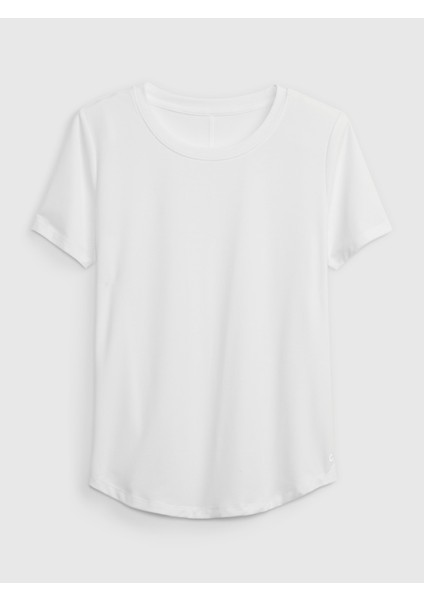 Kadın Beyaz GapFit Breathe T-Shirt