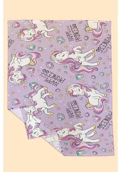Happy Unicorn Su Geçirmez, Yer/mama Sandalyesi Altı, Aktivite, Yemek ve Oyun Örtüsü