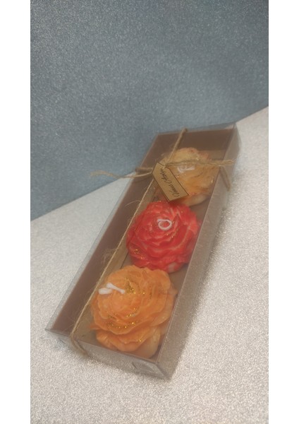 Kutu Renkli Çiçekler (3 Çiçek) 100,00 Tl