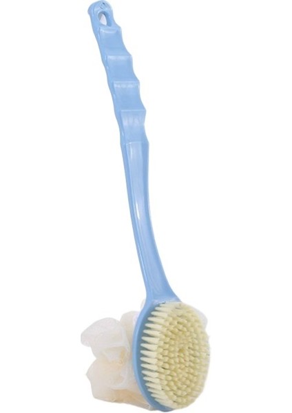 Banyo Sırt Ovma Eseri Yumuşak Saç Uzun Saplı Banyo Eseri Sırt Ovma Çamur Vücut Banyo Fırçası Banyo Havlusu (Yurt Dışından)