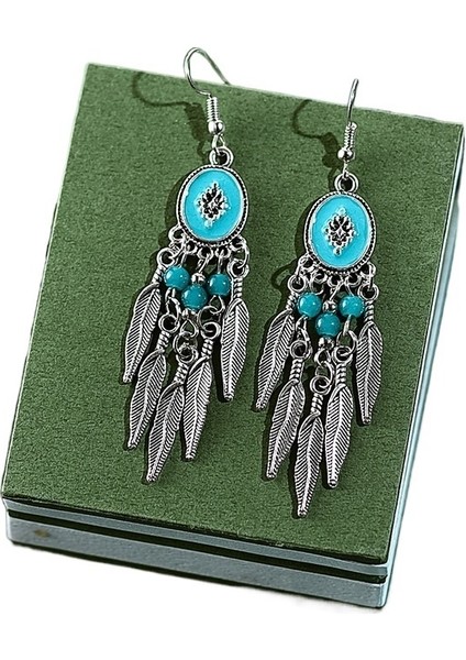 Kadınlar Için Bohem Retro Etnik Stil Püskül Küpeler Yeni Stil Sıcak Satış Benzersiz Hafif Lüks Üst Düzey Küpeler (Yurt Dışından)