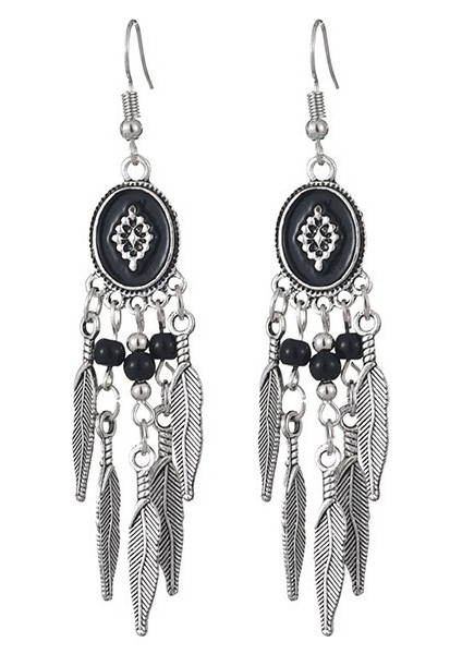Kadınlar Için Bohem Retro Etnik Stil Püskül Küpeler Yeni Stil Sıcak Satış Benzersiz Hafif Lüks Üst Düzey Küpeler (Yurt Dışından)