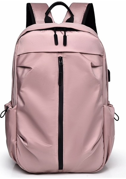 Sırt Çantası Erkek Yeni Iş Rahat Bilgisayar Çantası USB Şarj Seyahat Öğrenci Sırt Çantası (Yurt Dışından)