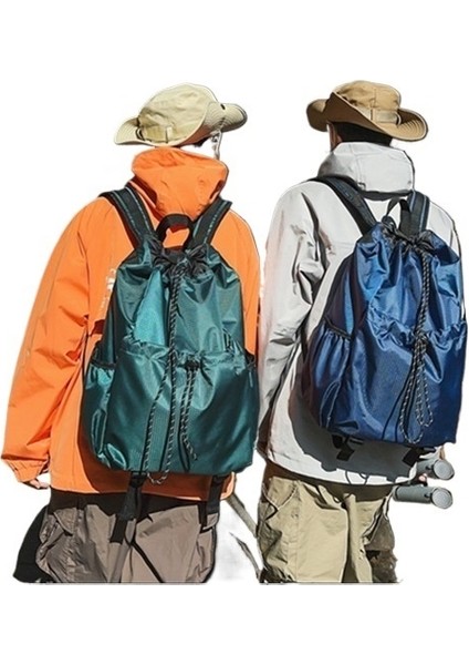 Çok Yönlü Ins Hafif Bağcıklı Sırt Çantası Erkek ve Kadın Spor Eğlence Dağcılık Seyahat Sırt Çantası Üniversite Öğrencisi Okul Çantası (Yurt Dışından) fiyatları