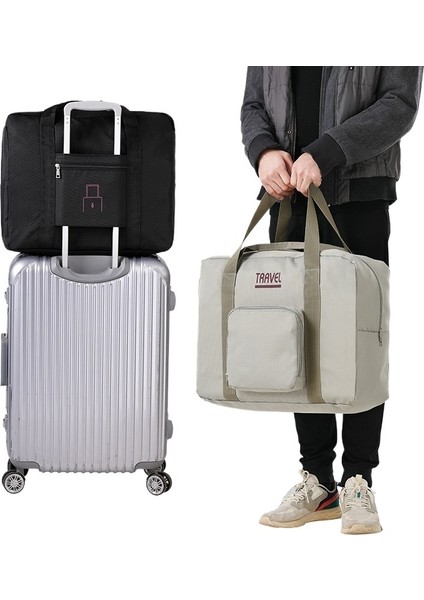 Yeni Seyahat Saklama Çantası Katlanabilir Seyahat Çantası Taşınma Paketleme Çantası Giyim Saklama Çantası Büyük Kapasiteli Bagaj Çantası (Büyük Boy) (Yurt Dışından) fiyatları
