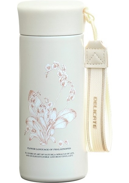 Taşınabilir Hediye Su Bardağı Phalaenopsis Paslanmaz Çelik Yaratıcı Öğrenci Arabası Mini Termos Bardak Askılı Bardak (Yurt Dışından) fiyatları