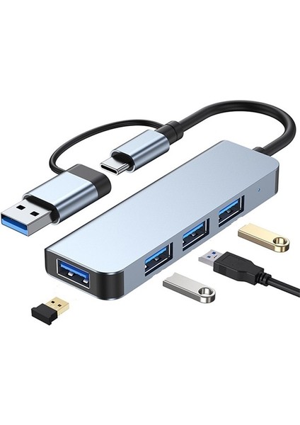 Yeni Sıcak Satış Tipi Hub3.0 Bir Ila Dört Bilgisayar Hub USB Ayırıcı (Yurt Dışından)