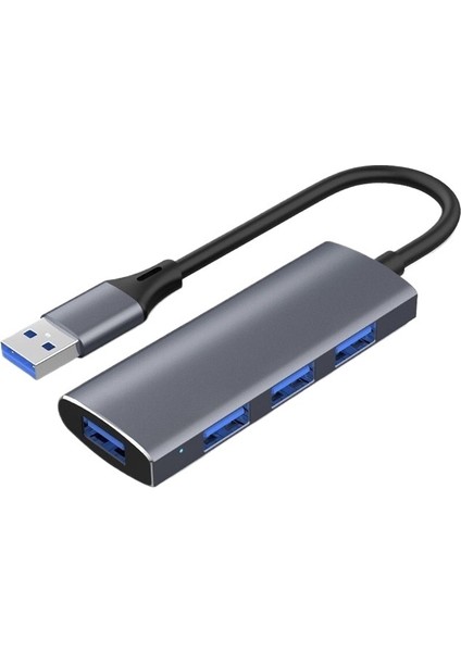 3.0 Alüminyum Alaşımlı Hub Üç Portlu 2.0 USB Ayırıcı Yüksek Hızlı Indirme (Yurt Dışından)