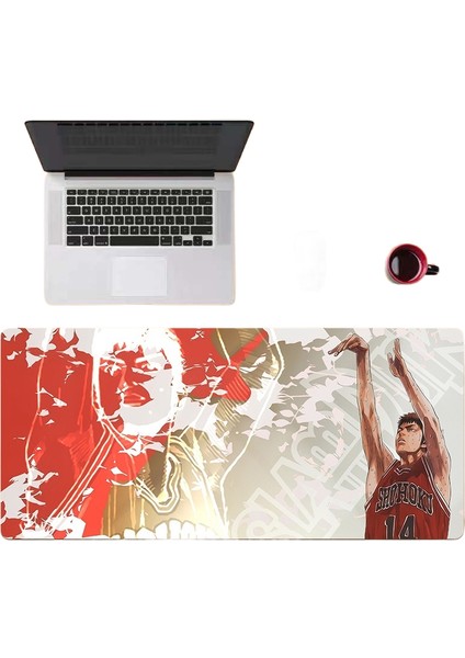 Slam Dunk Master Mouse Pad Büyük Boy Sakuragi Hanamichi Ryukawa Maple Sansui Shou Öğrenci Anime Masa Matı (Yurt Dışından)