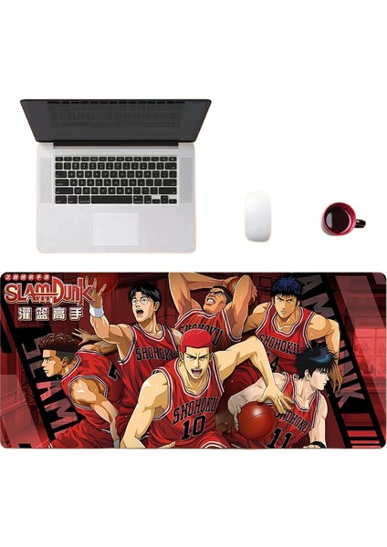 Slam Dunk Master Mouse Pad Büyük Boy Sakuragi Hanamichi Ryukawa Maple Sansui Shou Öğrenci Anime Masa Matı (Yurt Dışından)