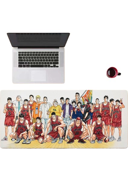 Slam Dunk Master Mouse Pad Büyük Boy Sakuragi Hanamichi Ryukawa Maple Sansui Shou Öğrenci Anime Masa Matı (Yurt Dışından)