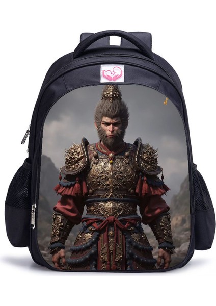 Siyah Mythical Goku Öğrenci Yetişkin Omuz Çantası (Yurt Dışından)