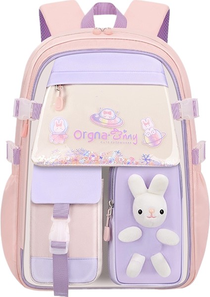 Kız Öğrenci Okul Çantası Quicksand Omuz Çantası Dekompresyon Su Geçirmez Büyük Kapasiteli (Yurt Dışından)