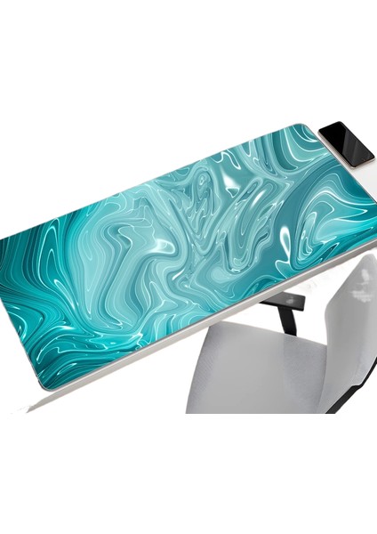 Mermer Büyük Boy Fare ve Klavye Altlığı (Yurt Dışından)