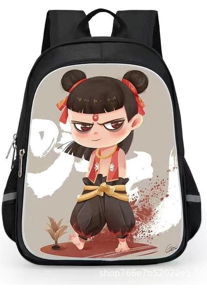 Nezha 2 Sihirli Çocuk Inen Öğrenciler Karikatür Erkek ve Kadın Omuzlar Su Geçirmez Sırt Çantaları (Yurt Dışından)