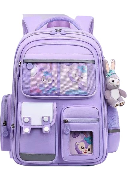 Öğrenci Okul Çantası Çok Fonksiyonlu Büyük Kapasiteli Leke Tutmaz (Yurt Dışından)