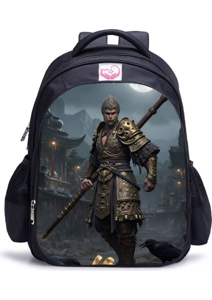 Siyah Efsanevi Goku Okul Çantası Öğrenci Yetişkin Omuz Çantası (Yurt Dışından)