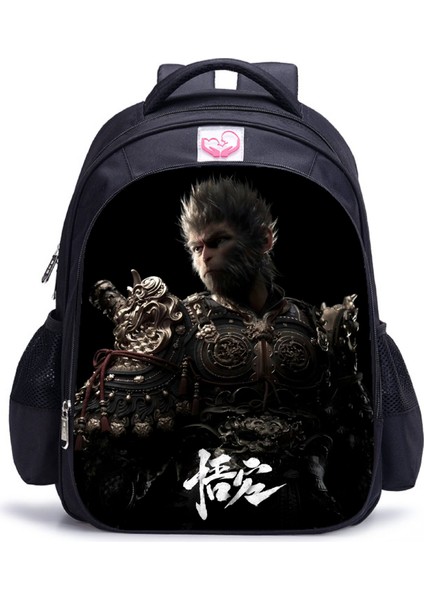 Siyah Mythical Goku Öğrenci Yetişkin Omuz Çantası (Yurt Dışından)