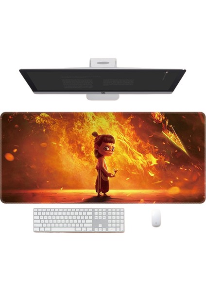 Ne Zha 2: Sihirli Çocuklar Denizin Peşinde Fare Klavye Altlığı Masa Paspası (Yurt Dışından)