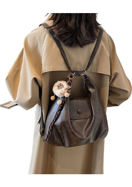 Büyük Kapasiteli Bayan Omuz Çapraz Askılı Çantanın Üst Düzey Anlamı (Yurt Dışından)