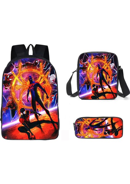Spider-Man Street Trend Öğrenci Omuz Çantası (Yurt Dışından)