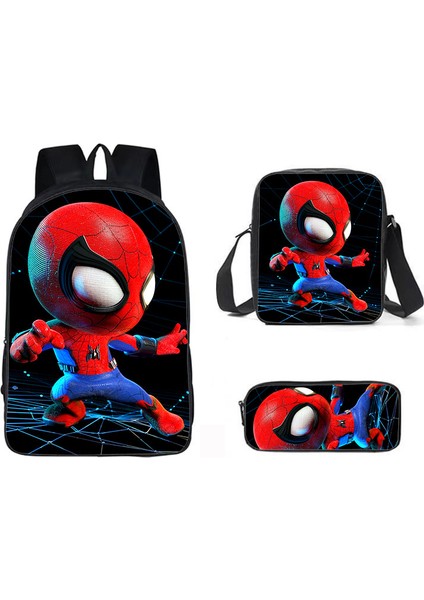 Spider-Man Street Trend Öğrenci Omuz Çantası (Yurt Dışından)