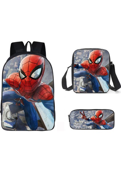Spider-Man Street Trend Öğrenci Omuz Çantası (Yurt Dışından)