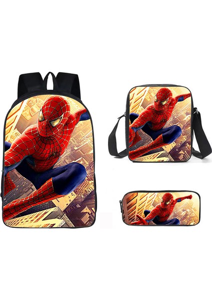 Spider-Man Street Trend Öğrenci Omuz Çantası (Yurt Dışından)