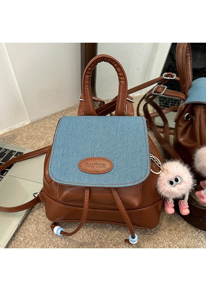 Omuz Çantası Kadın Çantası Renk Çatışması Yüz El Çantası (Yurt Dışından)