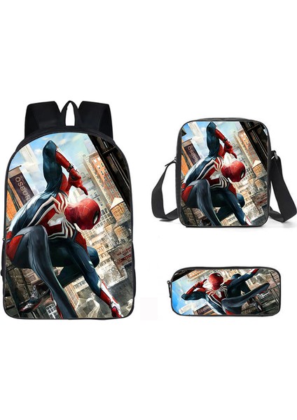 Spider-Man Street Trend Öğrenci Omuz Çantası (Yurt Dışından)