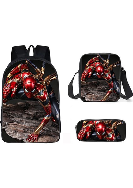 Spider-Man Street Trend Öğrenci Omuz Çantası (Yurt Dışından)
